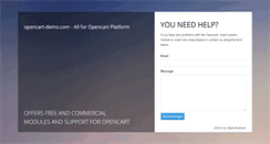 Desktop Screenshot of opencart-demo.com